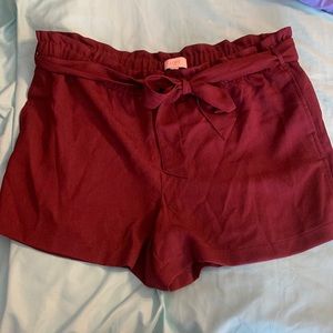 Loft shorts with pockets